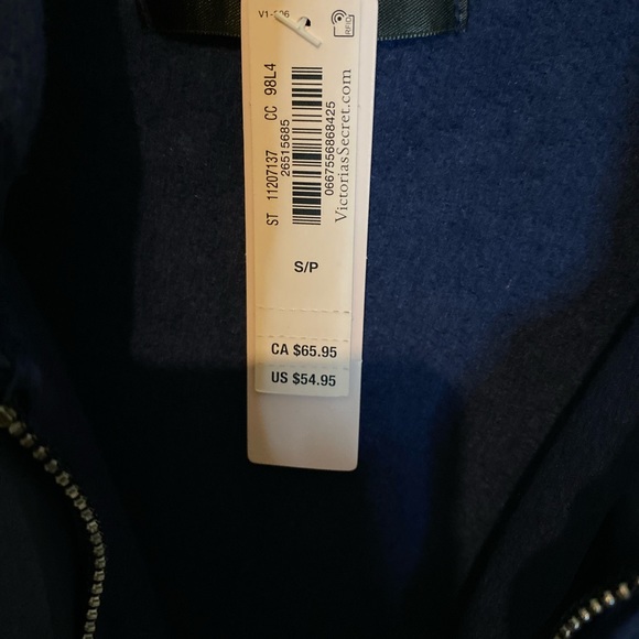 Victoria’s Secret Pink On Point Full Zip Hoodie Sweater Jacket size S/P NWT - Picture 11 of 11